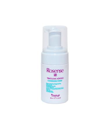Rosense Facial Cleansing Foam Panthenol Rose Oil Glycerin 80 ML (Soap Free)