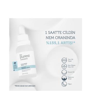 The Purest Solutions Intensive Moisturizing and Plumping Effective Renewing Hyaluronic Acid Skin Serum 30 ML - Buy Online on GoSupps.com