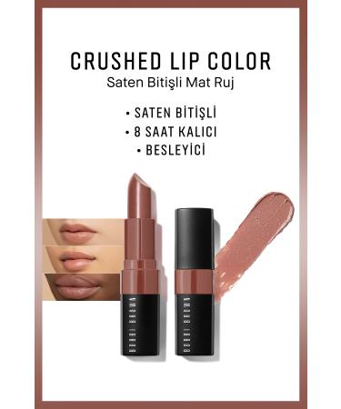 Bobbi Brown Crushed Lip Color Satin Finish Matte Lipstick - Buff