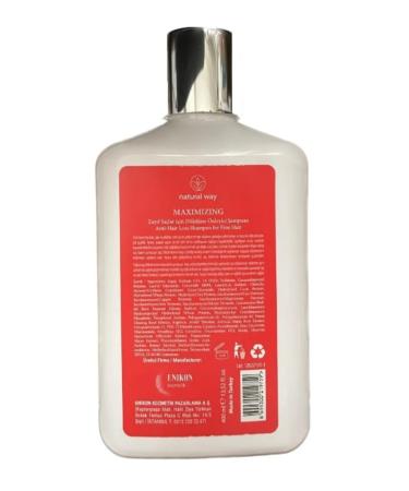 natural way MAXIMIZING Deeply Nourishing Shampoo with Arginine 13.52 fl.oz. BeautyS268