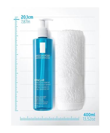 La Roche Posay Effaclar Gel - Purifying Cleansing for oily and irregular skin types 400 ml - Buy Online on GoSupps.com