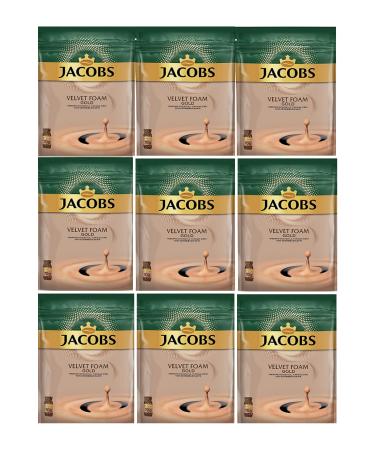 Jacobs Velvet Foam Gold 70 Gr Bag x 9 Packs