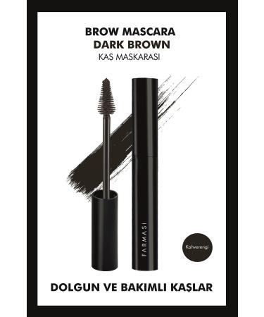 Farmasi Eyebrow Mascara Deep Brown 5 ml - Buy Online on GoSupps.com