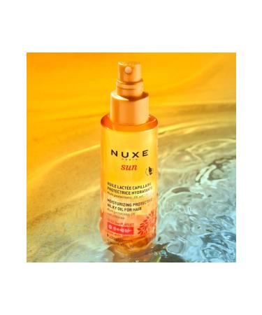 Nuxe Sun Moisturizing Protective Milky Oil For Hair - Hair Color Protecting Moisturizing Care Oil 100ml - Buy Online on GoSupps.com