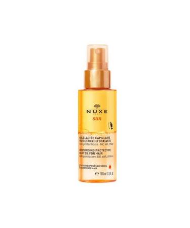 Nuxe Sun Moisturizing Protective Milky Oil For Hair - Hair Color Protecting Moisturizing Care Oil 100ml - Buy Online on GoSupps.com