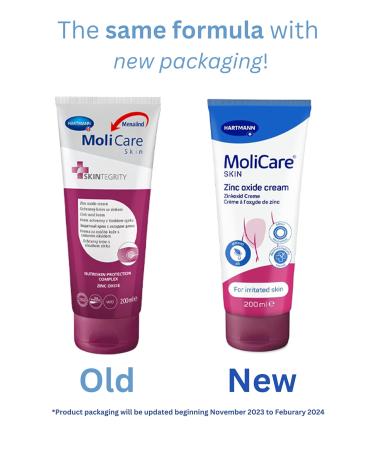 Hartmann Menalind Molicare Professional Skin Protection Cream 200ml - Zinc Content - Buy Online on GoSupps.com