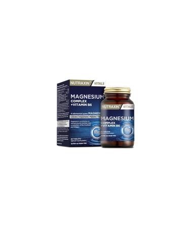 Nutraxin Magnesium Complex + Vitamin B6 60 Tablets