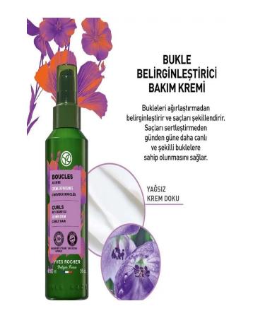 Yves Rocher Curl Defining Care Cream - Curly and Wavy Hair 150 ml - Buy Online on GoSupps.com