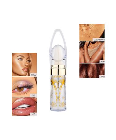 Lesvip's Body glitter body sparkles shimmering glitter face body illuminator brightening powder glitter