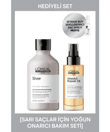 L'oreal Professionnel Serie Expert Super Intensive Repair Care Set for Blonde Hair EVA KUAFOR56664