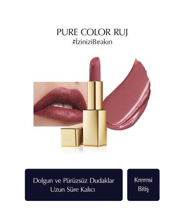 Estee Lauder Creamy Lipstick - Pure Color Creme Lipstick Creamy Satin Finish - 3.5gr - Color: 440 Irresistible
