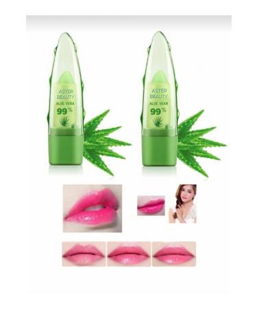 ASTER BEAUTY ALOEVERA EXTRACT MAGIC LIPSTICK 2 PIECES