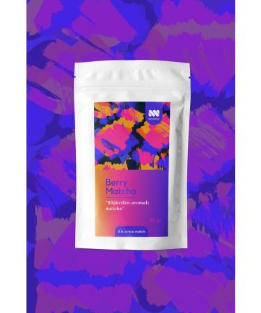 Nice Match Berry Matcha Blackberry Flavored Matcha 50 gr