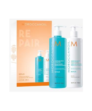 Moroccanoil Moisture Repair-Damaged Hair Vitamin E Nourishing Shampoo & Conditioner 500ml TRUSTY 1234