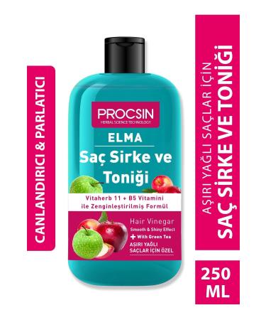 PROCSIN Anti-Excessive Oiliness Apple Hair Vinegar and Tonic 250 ml - Buy Online on GoSupps.com