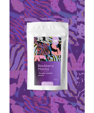 Nice Match Blackberry Matcha - Blackberry Flavored Matcha 50 gr