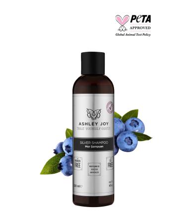 Ashley Joy Platinum Blonde Anti-Orange Keratin Sulfate-Free Silver Purple Shampoo 250ml X2 - Buy Online on GoSupps.com
