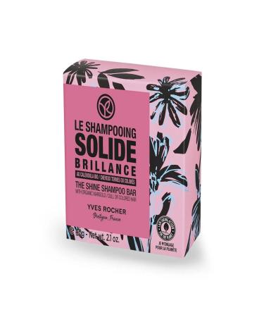 Yves Rocher Shine Solid Shampoo - Lifeless Hair / Brillance Organic Calendula 60 g