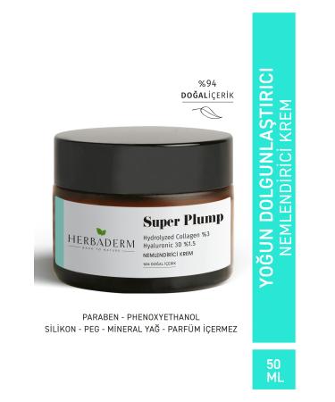 Herbaderm Super Plump Plumping Collagen + Hyaluronic 3d Moisturizing Cream