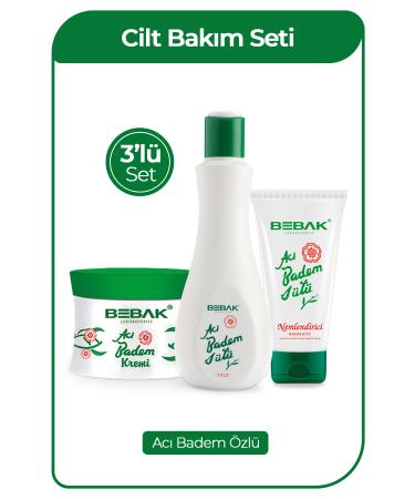 Bebak Bitter Almond Essence Skin Care Set
