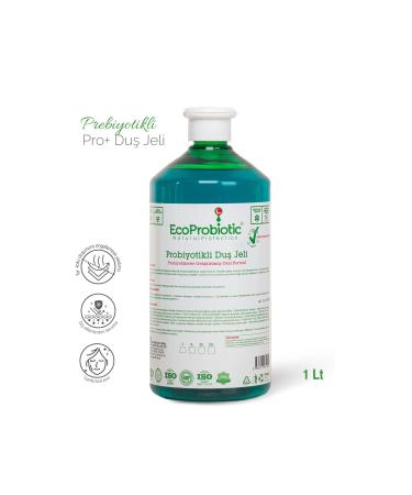 EcoProbiotic Nourishing Moisturizing Anti-Sweat Odor Shower Gel Purifying Effect 1 Lt