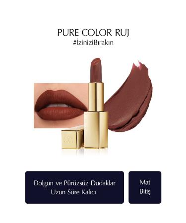 Estee Lauder Matte Finish Lipstick - Pure Color Matte Lipstick - 3.5gr - Color: 567 Knowing