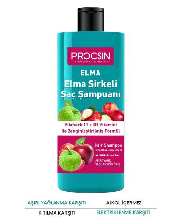 PROCSIN Anti-Oily Apple Cider Vinegar Shampoo 300 ml