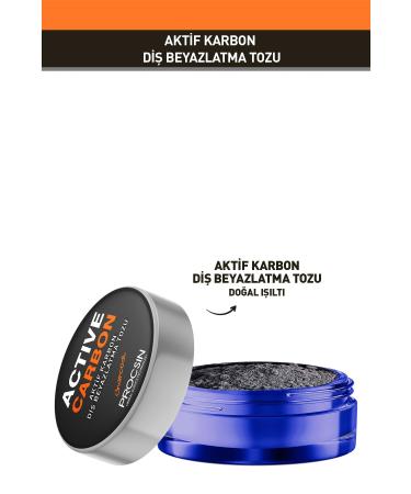 PROCSIN Active Carbon Extra Whitening Teeth Cleaning Powder - Buy Online on GoSupps.com