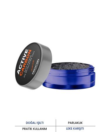 PROCSIN Active Carbon Extra Whitening Teeth Cleaning Powder