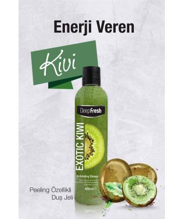 Deep Fresh Purifying Shower Gel Kiwi 400 Ml - Buy Online on GoSupps.com