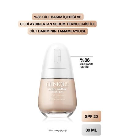 Clinique Even Better Clinical Serum Foundation Spf 20 Wn 01 Flax