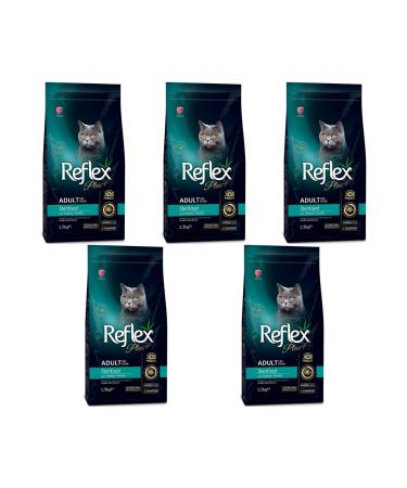 Reflex Plus Chicken Sterilized Cat Food 1.5 kg - 5 Pieces