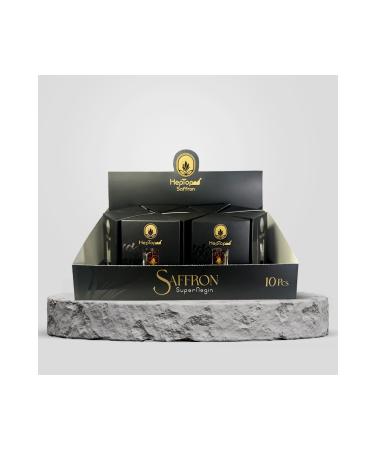 Heptop Saffron Organic Iranian Saffron (Super Negin Saffron) 1gr 10 pieces