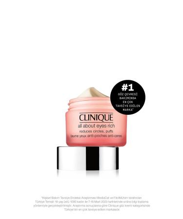 Clinique Intensive Eye Contour Care Cream for Dark Circles Under Eyes 30 Ml Brightt435