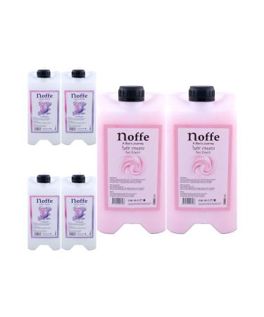 noffe Shampoo 5000ml (5LT) X4 Pieces Hair Conditioner 5000ml (5LT) X2 Pieces
