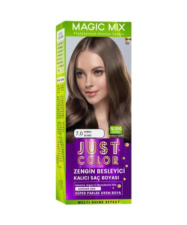 PROCSIN Magic Mix Color Kit Bright and Vivid 7.0 Blonde Permanent Hair Dye - Buy Online on GoSupps.com