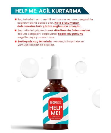 BOOM BUTTER Help Me Emergency Rescue Water Based Hair Serum - Buy Online on GoSupps.com