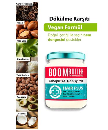 BOOM BUTTER Plus Anti-Loss 1% Baicapil 1% Capixyl Nourishing Hair Care Oil 190 ml - Buy Online on GoSupps.com