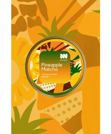Nice Match Pineapple Matcha - Pineapple Flavored Matcha 25 gr - Buy Online on GoSupps.com