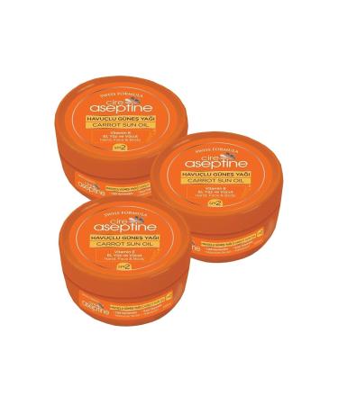 Cire Aseptine Sun Carrot Sun Oil 100ml X 3 Pieces