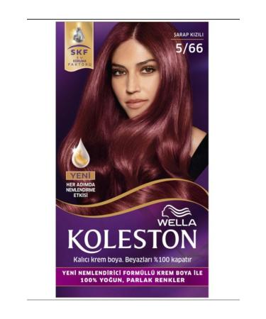 Wella Kit Hair Dye 5/66 Wine Red