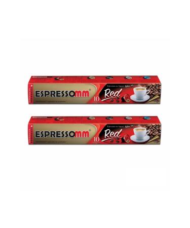 ESPRESSOMM Nespresso Compatible Red Capsule Coffee (20 PCS)