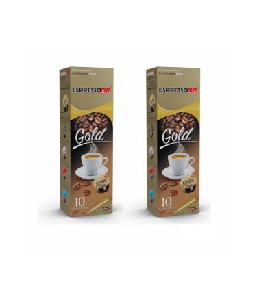 ESPRESSOMM Tchibo Cafissimo Compatible Gold Capsule Coffee (20 PCS)