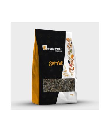 muhabbet nuts Sunflower Seeds Roasted Black Salted 500 Gr