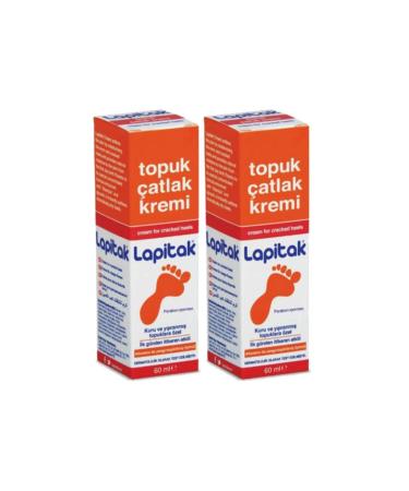 Lapitak Heel Crack Cream 60ml X 2 Pieces