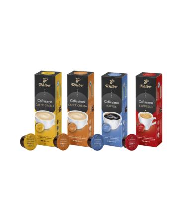 Tchibo Cafissimo Capsule Coffee Economical Alar New Package 4x10
