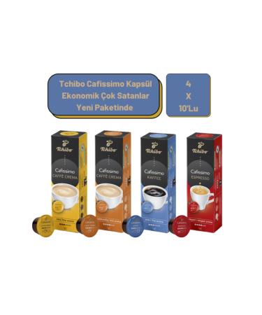 Tchibo Cafissimo Capsule Coffee Economical Alar New Package 4x10 - Buy Online on GoSupps.com