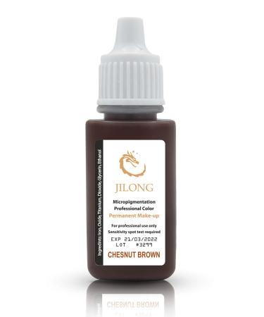 Jilong Permanent Makeup Pigment Chestnut Brown 20 ml