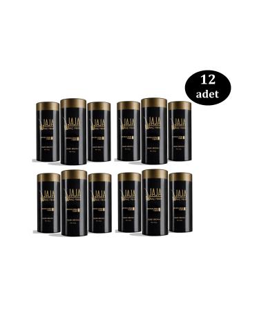 Jaja Dark Brown Hair Powder Topik 50 Gr X 12 PCS