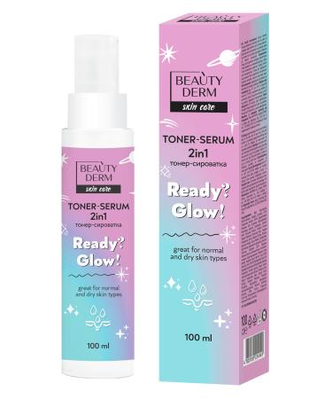 BEAUTY DERM Makeup Cleansing Toner-Serum 50 ml Natural Ph Face Toner-serum 2 in 1